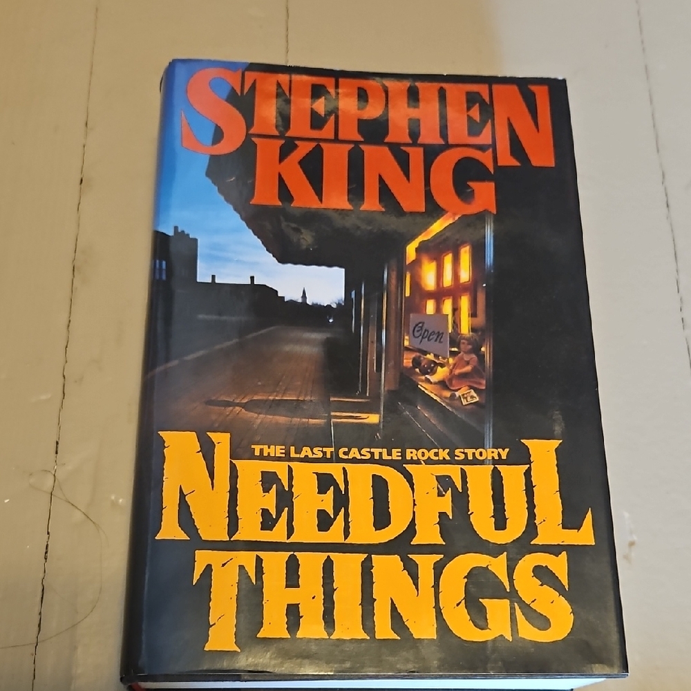 Stephen King 'Needful Things' Hardcover Book